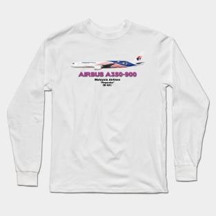 Airbus A350-900 - Malaysia Airlines "Negaraku" Long Sleeve T-Shirt